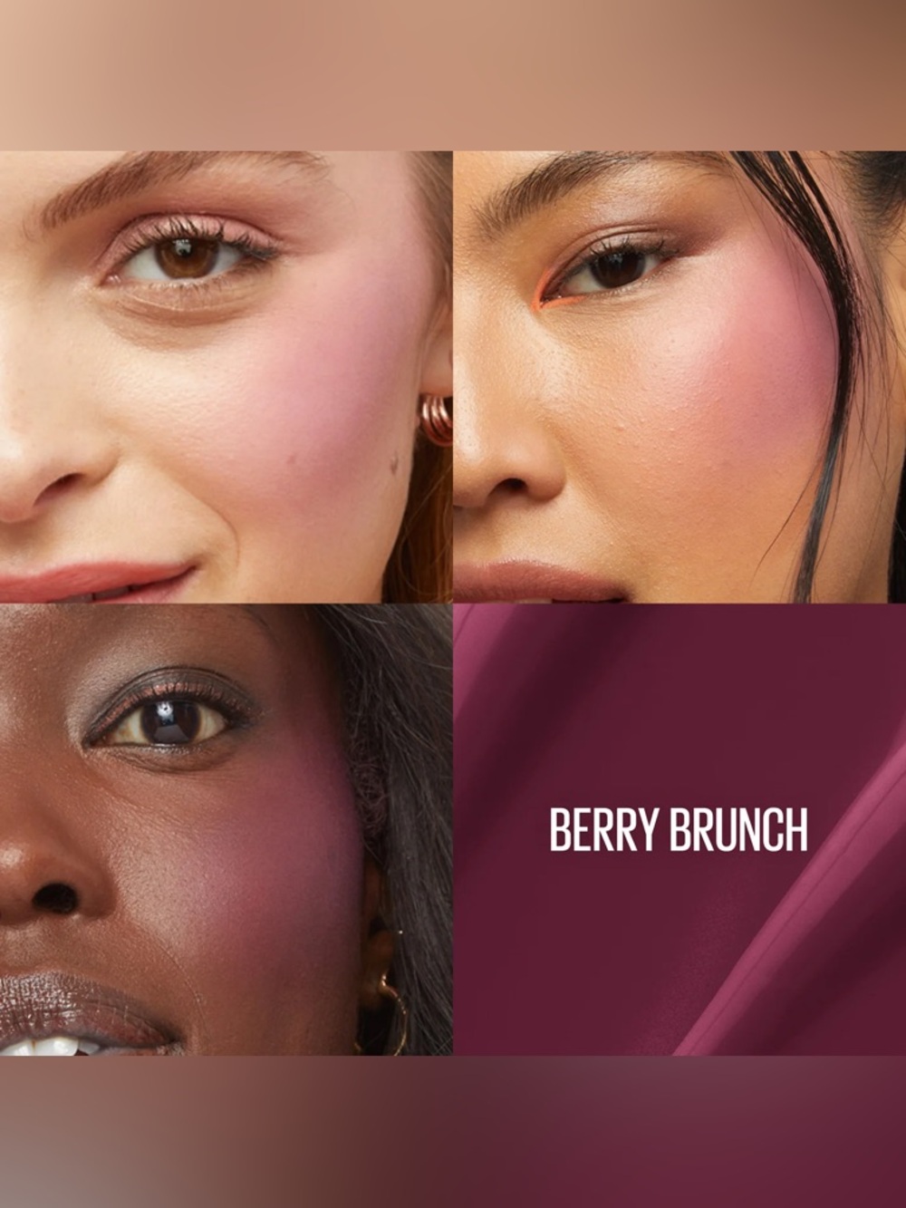 Sunkissed Radiance Maybelline Sunkisser Hazy Matte Liquid Blush Trio 36, 33, 30 - Picture 8 of 10